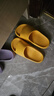十一步防滑靜音抗菌不臭腳涼拖鞋女 谷穗黃 38-39(245mm) 曬單實(shí)拍圖