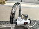 蘇泊爾（SUPOR）電熱水龍頭側進(jìn)水速熱即熱式電加熱器廚房快速過(guò)水熱衛生間熱得快熱水器廚衛適用款 白色+漏保插頭 曬單實(shí)拍圖