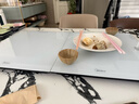 美的（Midea）折疊暖菜板 2025新款石墨烯速熱飯菜加熱板 家用多功能保溫板 加熱杯墊熱牛奶神器HBU8045FZ Pro 曬單實(shí)拍圖