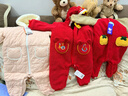 巴拉巴拉寶寶棉服男童棉衣棉襖嬰兒外套棒球服拜年服 紅色調00466 100 cm 曬單實(shí)拍圖