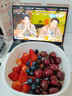 京鮮生 云南藍莓18mm+2盒+丹東草莓1斤+智利車(chē)厘子3J級2斤 新鮮水果 曬單實(shí)拍圖