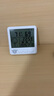 電子高精度迷你干溫度計室內家用溫度濕度表精準車(chē)載干溫濕度計表 鋰電款 有鬧鐘+背光+充電款（不用換電池） 曬單實(shí)拍圖