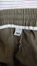 森馬（Semir）休閑褲男秋寬松弧形彎刀褲25長(cháng)褲垂感松弛感抽繩褲子10A525127102 曬單實(shí)拍圖