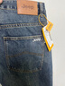 JEEP美國正品高端純棉牛仔褲男士秋冬寬松直筒痞帥高街闊腿休閑褲春秋 8030藍色 常規 【官方正品】 33 曬單實(shí)拍圖