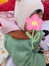 licheers嬰兒帽子秋冬新生兒0-3-12月保暖帽子寶寶護耳毛絨套頭帽 曬單實(shí)拍圖