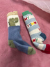 尼多熊嬰兒襪子秋冬加厚棉襪寶寶中筒襪加絨保暖毛圈襪秋冬兒童襪 曬單實(shí)拍圖