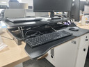 全品屋升降電腦桌升降工作臺電腦升降支架臺站立式升降辦公書(shū)桌 氣動(dòng)無(wú)級升降-黑桌雙層80cm 【寬敞品質(zhì)桌面】 曬單實(shí)拍圖