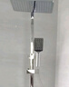 庫沐斯（KMSH）德國衛浴電鍍鋼琴按鍵不銹鋼恒溫淋浴花灑全套精銅龍頭洗澡三件套 【方管】電鍍【恒溫數顯】花灑 曬單實(shí)拍圖