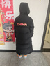 李寧男童羽絨服長(cháng)款中大童連帽鴨絨衣服2025秋冬新款加厚上衣保暖外套 黑色小標超長(cháng)款【鴨絨80%】 150 cm 曬單實(shí)拍圖