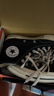 匡威（Converse）1970s 三星標經(jīng)典高幫鞋情侶運動(dòng)鞋學(xué)生鞋休閑帆布鞋男鞋女鞋 162050C 經(jīng)典黑 41.5 /8 曬單實(shí)拍圖