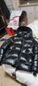 高梵黑金鵝絨服先鋒5.0五格云錦泡芙羽絨服男女同款冬季外套 黑色 M 曬單實(shí)拍圖