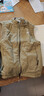 JEEP SPIRIT吉普馬甲秋冬季男士立領(lǐng)坎肩休閑多口袋無(wú)袖外套 卡其色 L 曬單實(shí)拍圖