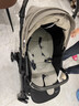 愛(ài)貝麗嬰兒推車(chē)輕便雙向一鍵收車(chē)可坐躺高景觀(guān)四輪萬(wàn)向避震新生兒嬰兒車(chē) MAX6 可可綠（推把換向） 曬單實(shí)拍圖