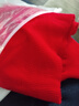 恒源祥秋冬季100%純羊毛衫女洋氣大碼打底衫紅色毛衣寬松內搭羊毛針織衫 酒紅色 4XL 【建議158-175斤穿】 曬單實(shí)拍圖