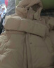 雅鹿短款羽絨服女款2025新款秋冬休閑外套連帽可拆石墨烯保暖時(shí)尚外套 暖冬米 M 建議105-120斤 曬單實(shí)拍圖