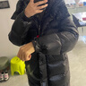 京東京造【黑金系列】進(jìn)口白鵝絨服中長(cháng)款羽絨服女春秋外套 曜石黑 L 曬單實(shí)拍圖