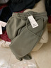 凡客誠品（VANCL）男士加絨褲子男款秋冬季男褲加厚直筒休閑褲男寬松長(cháng)褲 黑色 M 曬單實(shí)拍圖