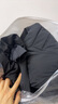 鴨鴨王一博同款冰殼系列3.0pro羽絨服男女長(cháng)款過(guò)膝25冬季新款極寒外套 青光黑 S (建議90-115斤) 曬單實(shí)拍圖