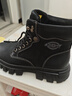 Dickies馬丁靴男鞋春季靴子男高幫工裝靴男士百搭厚底增高大黃靴 黑色 41 【偏大一碼，適合運動(dòng)鞋42】 曬單實(shí)拍圖