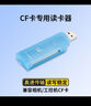 SSK飚王CF卡專(zhuān)用讀卡器 USB高速相機讀卡器 支持單反相機/工業(yè)級別數控 即插即用方便易攜琥珀系列 藍色 曬單實(shí)拍圖