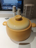幸甚砂鍋煲家用燃氣灶專(zhuān)用煲湯耐高溫干燒不裂煲仔飯沙鍋砂鍋煲仔飯 【黃色】3-4人用 耐高溫 3.5L 曬單實(shí)拍圖