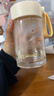 富光清然玻璃杯 高硼硅玻璃水杯子 女生便攜牛奶咖啡刻度茶杯330ml 曬單實(shí)拍圖