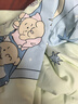 良良（liangliang）嬰兒被子低敏秋冬兒童被子幼兒園被子午睡新生兒7A抑菌四季被 星月綠·薄夾棉【40G·春秋被】 150*120cm蓋被（適合0-6歲） 曬單實(shí)拍圖