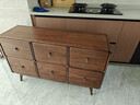 致典北美黑胡桃木六斗柜實(shí)木臥室客廳抽屜柜現代簡(jiǎn)約風(fēng)柜子儲物柜 橫六斗柜【出口款】 曬單實(shí)拍圖