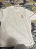 太平鳥(niǎo)男裝T恤夏速干涼感印花短袖 B2CNE2521 白色1（闊型） L 曬單實(shí)拍圖