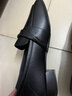 達芙妮真皮樂(lè )福鞋女2026春夏新款法式平底單鞋女一腳蹬女鞋小皮鞋 黑色 39 曬單實(shí)拍圖