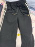 阿迪達斯（adidas）三葉草 馬年限定 新年款女LNY PANT W 寬松運動(dòng)長(cháng)褲 KT3139 黑 XS 曬單實(shí)拍圖
