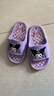 兒童拖鞋女童公主夏季可愛(ài)室內踩屎感卡通洗澡防滑寶寶親子涼拖鞋 紫色 28 -29碼內長(cháng)16CM 合適4-5歲 曬單實(shí)拍圖