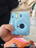 富士（FUJIFILM）instax mini12一次成像相機 立拍立得一次成像相機拍立得相機 Mini12繡球藍 ins套=相機+10相紙+殼+冊(熱銷(xiāo)） 曬單實(shí)拍圖