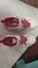巴拉巴拉童鞋兒童運動(dòng)鞋女童跑步鞋春秋2026新款防滑鞋子泡芙系列耐磨紅色 曬單實(shí)拍圖