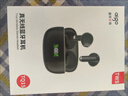 愛(ài)國者（aigo）【25年新款電量數顯藍牙6.0】無(wú)線(xiàn)藍牙耳機半入耳運動(dòng)游戲長(cháng)續航好音質(zhì)適用于蘋(píng)果小米TQ15魅影黑 曬單實(shí)拍圖