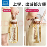 樂(lè )扣樂(lè )扣吸管杯兒童杯子上學(xué)專(zhuān)用水瓶小學(xué)生水壺運動(dòng)水杯tritan夏季雙飲杯 曬單實(shí)拍圖
