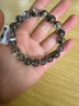 石玥珠寶精品10-11mm天然綠幽靈水晶手串轉運珠手鏈男女士款 水晶瑪瑙 曬單實(shí)拍圖