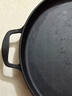 典匠鑄鐵煎鍋平底鍋戶(hù)外燒烤盤(pán)34cm無(wú)涂層鐵板烤肉牛排鍋烙餅鍋 曬單實(shí)拍圖