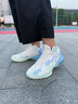 安踏（ANTA）KT FIRE｜籃球鞋男春季季防滑耐磨減震彈力膠戶(hù)外實(shí)戰比賽運動(dòng)鞋 【KT3 TEAM高幫款新配色】紙莎白/淡粉藍-1 42 曬單實(shí)拍圖