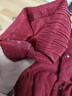 LUSON小O寶童裝 寶寶紅色羽絨服女刺繡2026冬季女童新年拜年服年裝 曬單實(shí)拍圖