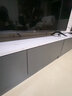 久伴吾巖板電視柜落地一體靠墻客廳輕奢高級感2025新款家用茶幾電視柜機 【落地款電視柜】石墨灰色+冰川白紋理200*30*29cm 曬單實(shí)拍圖