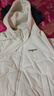 鴨鴨（YAYA）【90+系列】輕薄羽絨服女短款2025冬季新款時(shí)尚潮流連帽外套潮KL 米白色 M 160/84A 曬單實(shí)拍圖