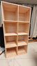 立太（LEADTEK）全實(shí)木書(shū)架置物架落地實(shí)木書(shū)柜展示柜學(xué)生收納柜矮柜柜子儲物柜 【店長(cháng)推薦】二層8格120x30x60cm-送防撞角套 曬單實(shí)拍圖