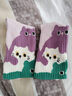 六指鼠秋季加長(cháng)筒男童女童兒童長(cháng)襪子秋冬厚棉女寶寶高筒中筒襪小孩3歲 曬單實(shí)拍圖