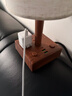蘇士赫爾摩創(chuàng  )意【中式禪意古風(fēng)臺燈】帶插座2USB+Typt-C三檔色溫 溫馨氛圍詩(shī)意臥室書(shū)房酒店民宿床頭燈3位1米 曬單實(shí)拍圖