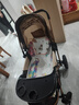 安貝尼 嬰兒推車(chē)可坐可躺雙向推行小孩手推車(chē)四輪減震可折疊BB車(chē) 至尊版-卡其色四輪橡膠+四輪減震 曬單實(shí)拍圖