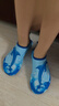 夏季兒童沙灘鞋薄款軟底潛水男女透氣防滑防割溯溪親子涉水游泳鞋 海豚藍色 34 34/35 適合腳長(cháng)19.2-20.2cm 曬單實(shí)拍圖