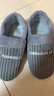 俞兆林（YUZHAOLIN）棉鞋女男情侶包跟棉拖鞋冬季月子鞋保暖舒適家居棉鞋 曬單實(shí)拍圖