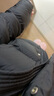 雪中飛羽絨服女短款【云絨系列】2025冬新款簡(jiǎn)約厚外套 黑色 M 曬單實(shí)拍圖