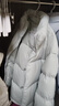 網(wǎng)易嚴選【斷碼清倉】90白鴨絨面包羽絨服加厚保暖蓬松零壓三防男女同款 水蘇綠-立領(lǐng)純色 L 曬單實(shí)拍圖